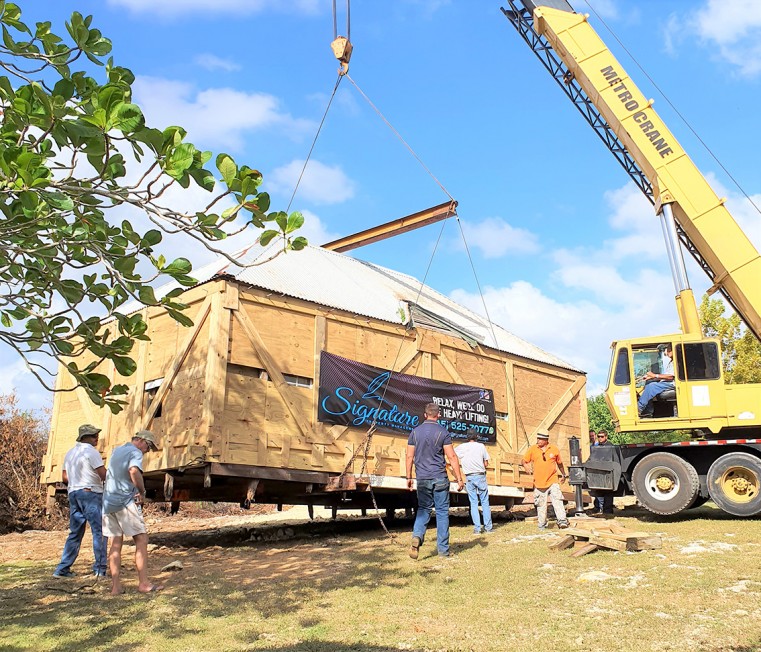 HISTORIC CLAYTON NIXON HOME MOVED TO NTCI MISSION HOUSE