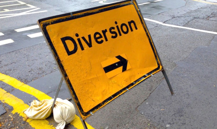 Traffic Diversion on Shamrock Road