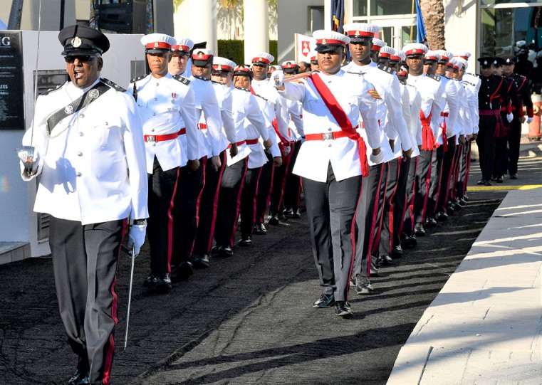 The National Heroes Day parade marched through George Town to Heroes Square on Monday, 27 January 2020. It was made up of contingents from: the Royal Cayman Islands Police Service/Band, the Cayman Islands Fire Service, the Prison Service, Cadet Corps, Gir