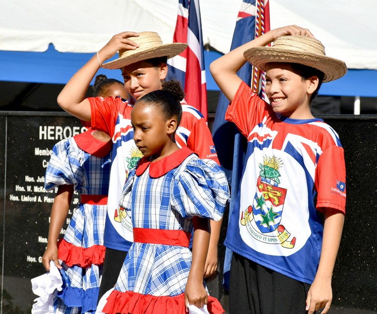 The Edna Moyle Primary School Quadrille dancers provided colourful, traditional entertainment