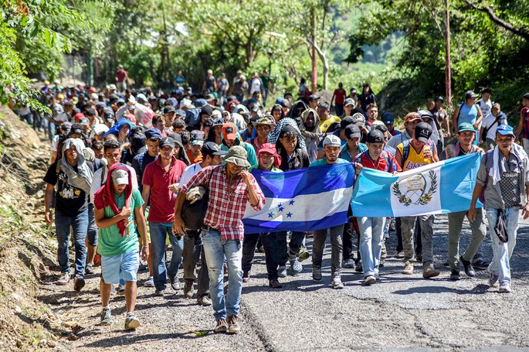 Honduran migrants returned from Mexico
