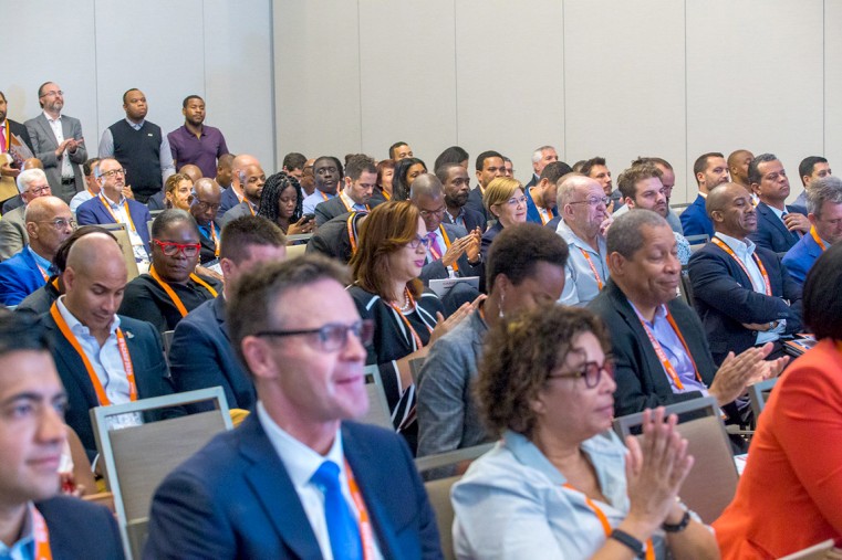 Attendees at Caribbean Infrastructure Conference, January 21-22