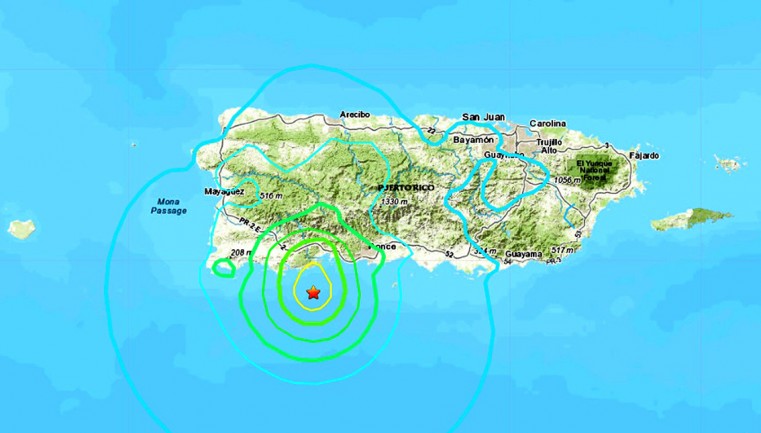 Early morning 5.8 magnitude earthquake jolts Puerto Rico, no injuries reported