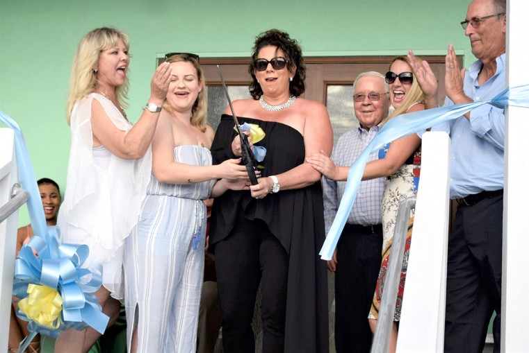 (L-r) Paula McCartney, Kaylyn Bodden, Lynn Bodden, Norman Bodden, Bettina Baldwin and David Moffitt