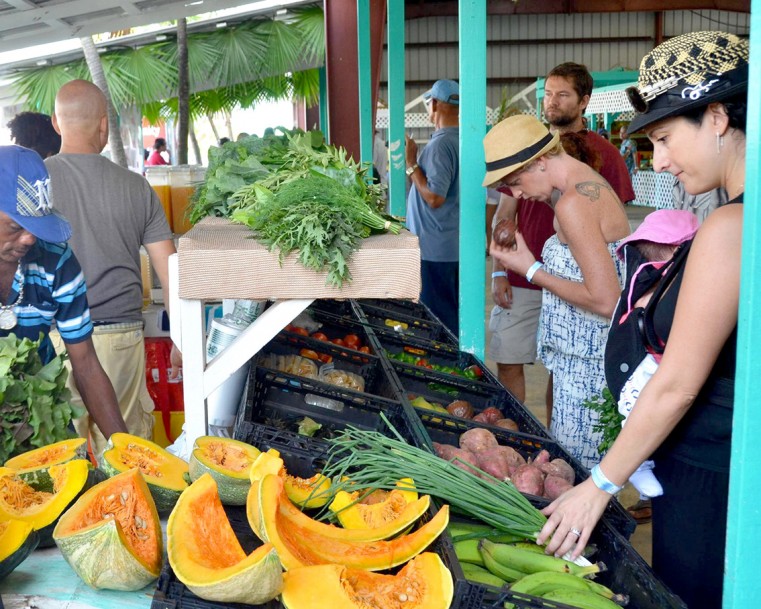 Joel Walton’s stand is full of organically-good goodness. He should know – all the produce is grown in his beautiful garden, in Lower Valley