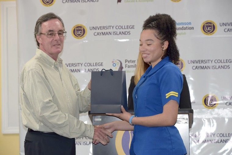 Melisa McKenzie, who is pursuing a Bachelors in Nursing and would like to become a midwife