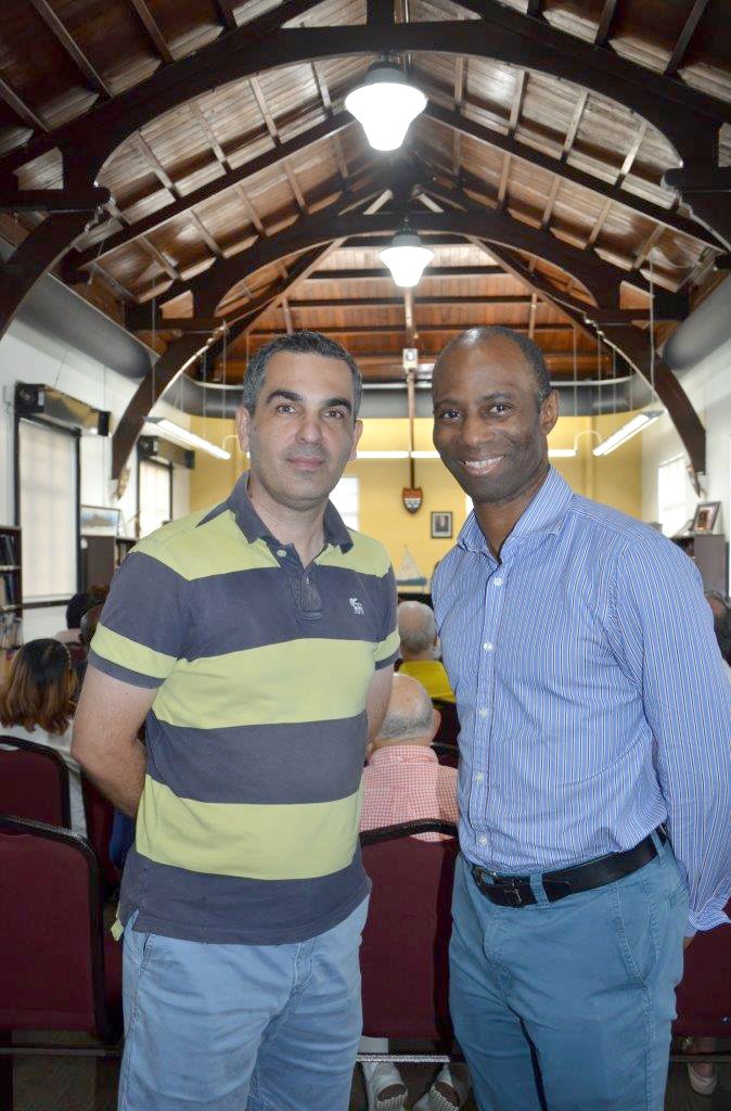 Cayman Arts Festival Executive Director Marius Gaina and Artistic Director Glen Inanga