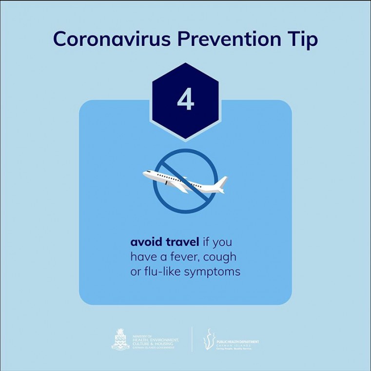 Coronavirus Prevention Tip #4: Avoid travel