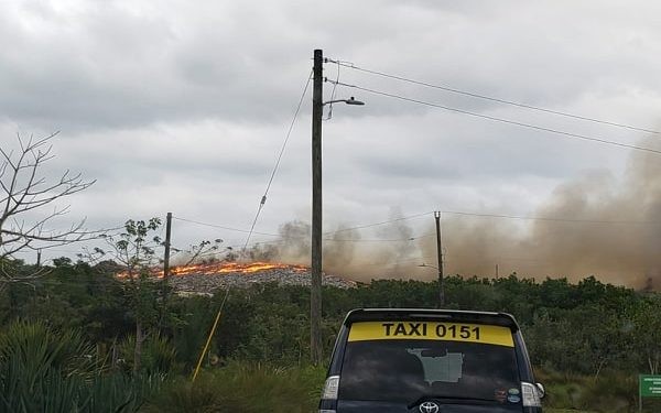 Mount Trashmore Fire Rages On