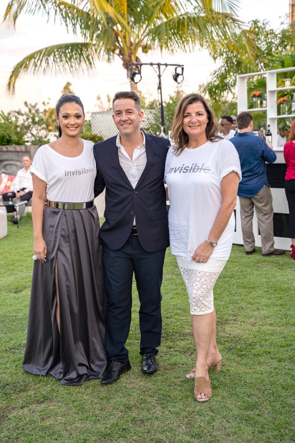 MS Foundation Founder Alyssa Christian with Host Jason Howard and Vice Chair Cheryl Birch