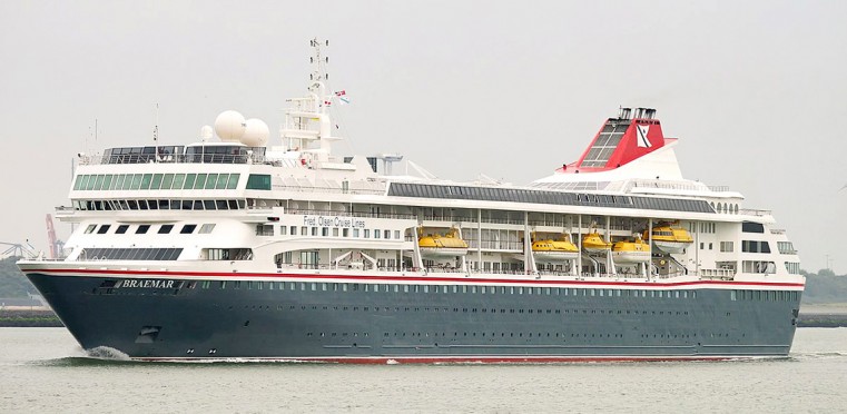 The MS Braemar cruise ship