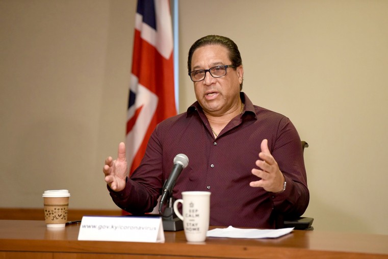Premier Alden McLaughlin