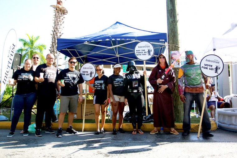Intertrust’s Star Wars-Themed Water Stop in 2015