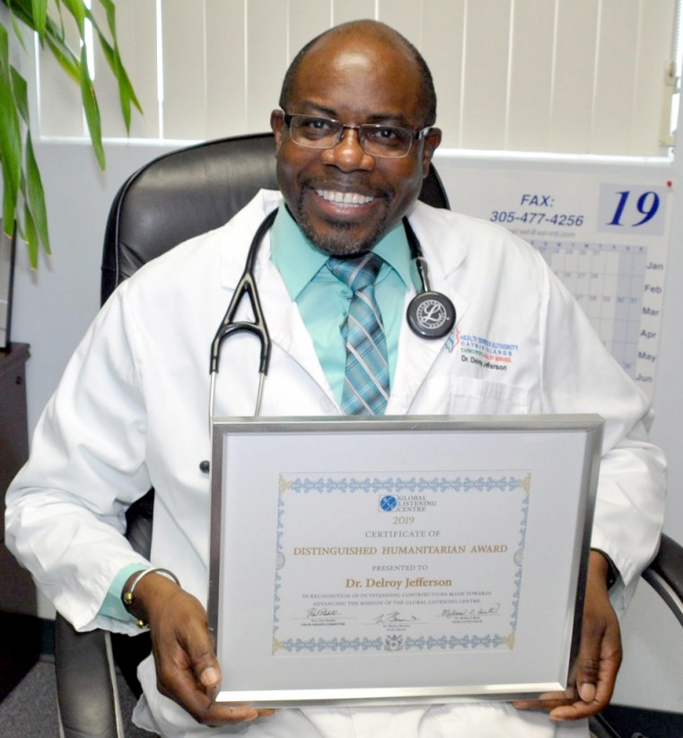 Dr Delroy Jefferson, Medical Director of the Cayman Islands Health Services Authority