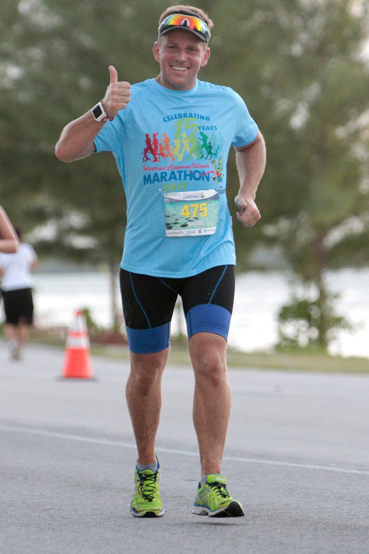 Shane Gavin in the 2017 Race Shirt