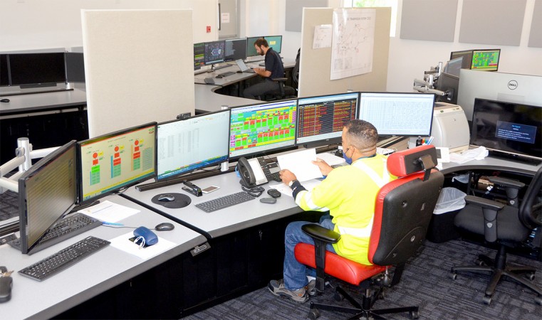 The upgraded Central Control Centre in the Technology Building
