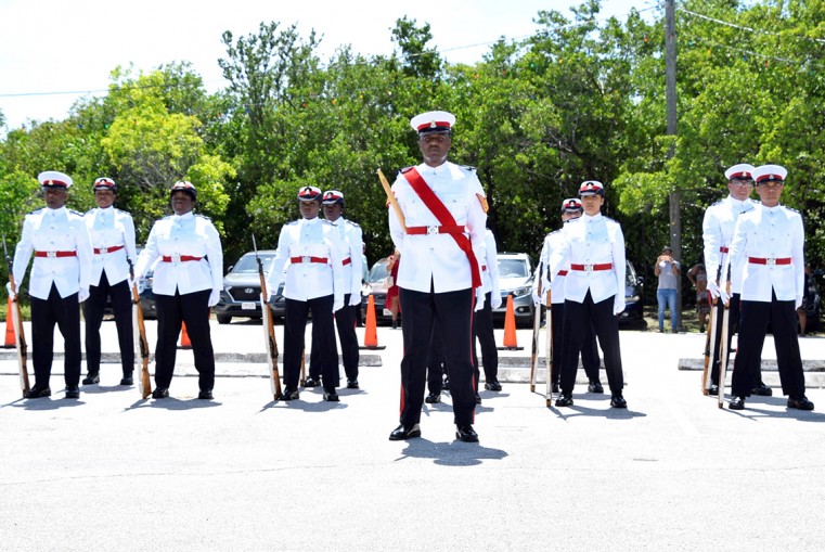 All the smart new RCIPS officers on parade
