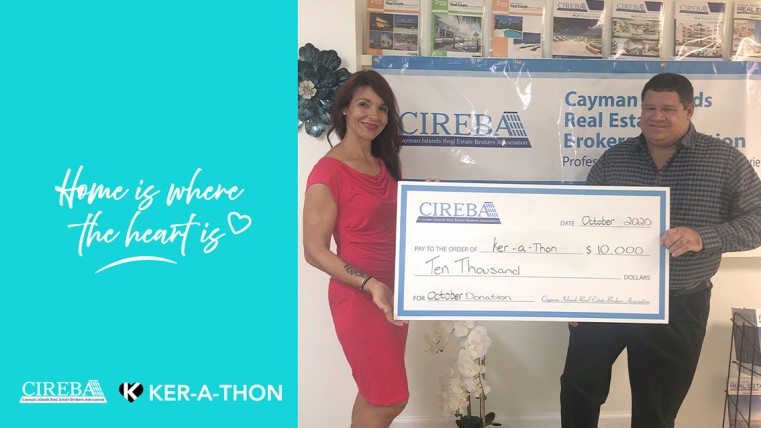 “Home is Where the Heart is” donates CI$10,000 to KER-A-THON