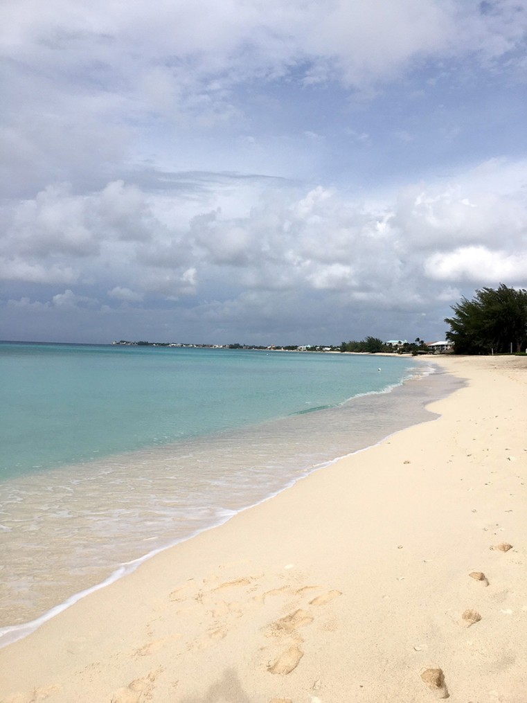Seven Mile Beach will remain empty of tourists for some time to come
