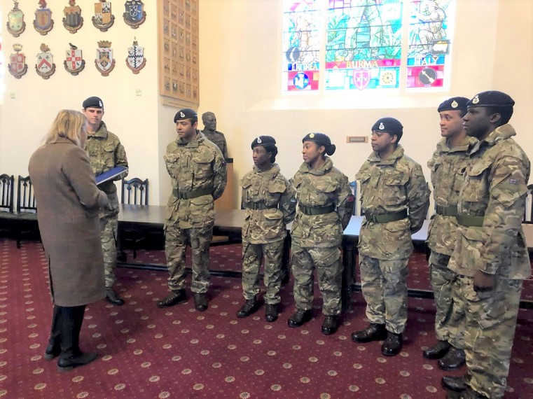 Cayman Islands Regiment recruit becomes the second cadet to win coveted Sandhurst award