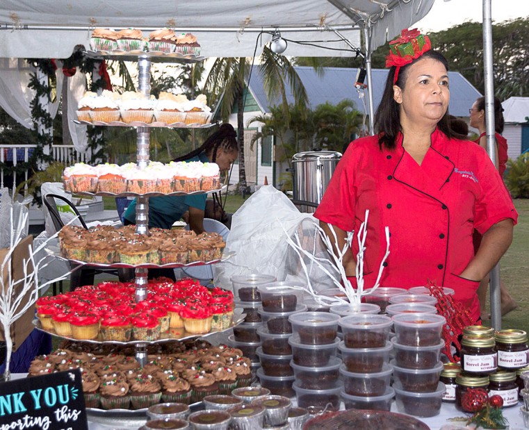 Delva Watler of Exquisite Edibles shows off her baking talents at the 2019 CATC event