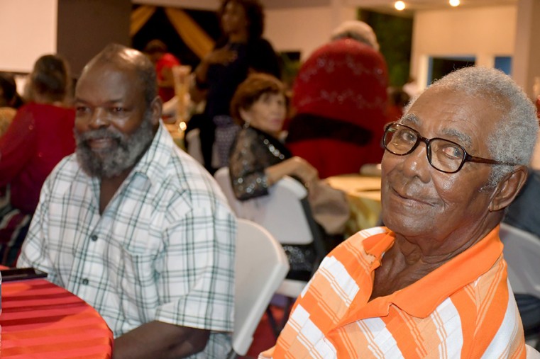 For the special event seniors were bused to the Lions’ Centre from around Grand Cayman