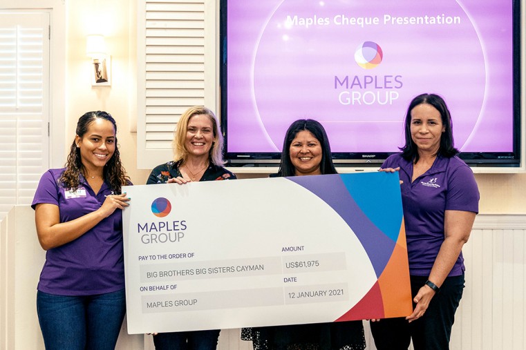 Maples Group Donations Support Mentoring, Shelter and Crisis Services