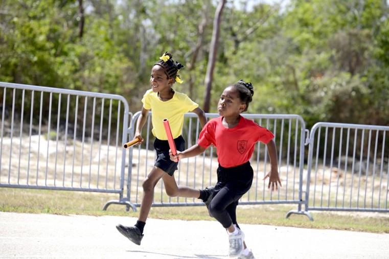 Competition is close between Hornets Aniyah Augustine and Chargers Caleah Stewart