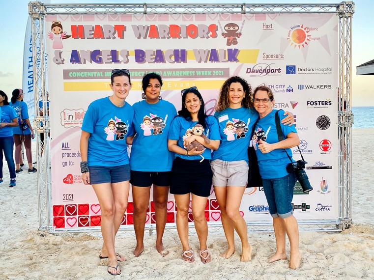 Team Nolan Heart Warriors and Angels Beach Walk raises over KYD $18,000