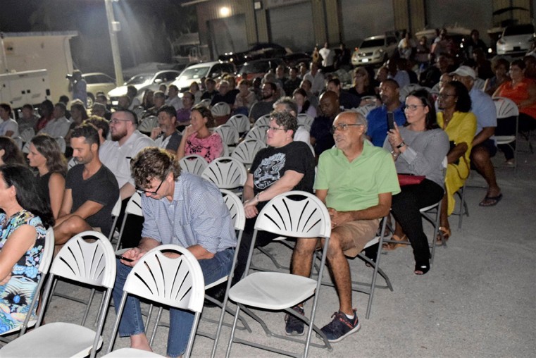 More than 100 people came to hear what Mr. Jackson had to say