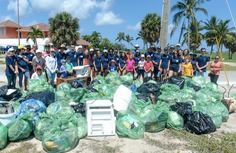 Students net 900lbs of trash