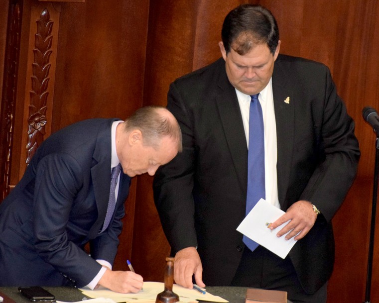 NEW GOVERNMENT SWORN IN