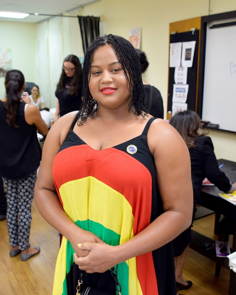 Shantel Williams who has started her own business after doing one of the courses