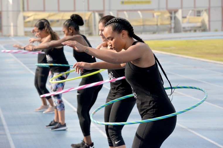 Miss Cayman World contestants battle it out on Sports Day