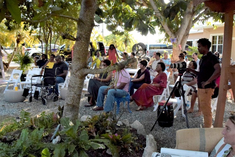 Some of the guests at Artistic Blooms