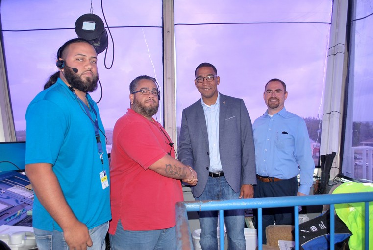 Tourism Minister Visits Ministry Entities in Cayman Brac