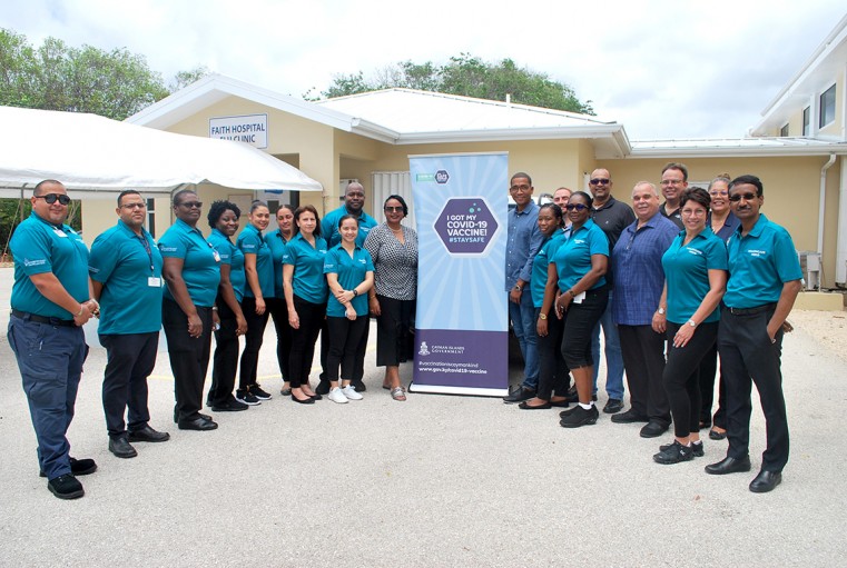 Ministers Bryan and Turner with Vaccine Challenge Team