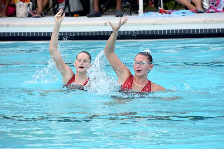 One of the duets in action