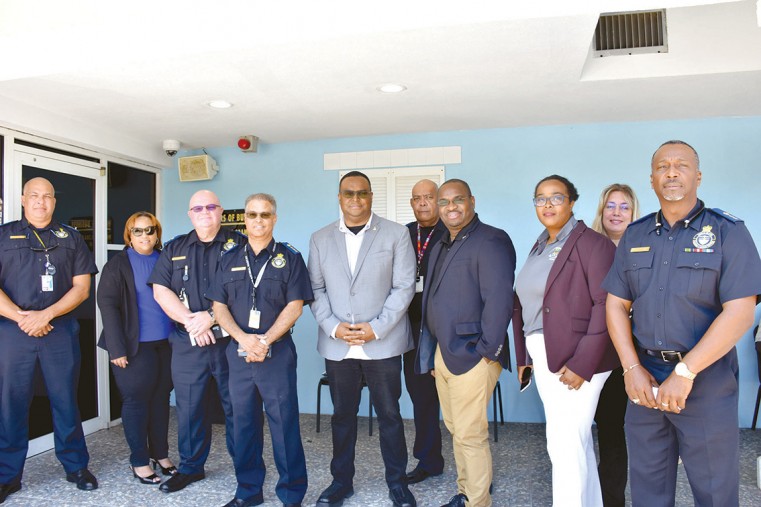 Deputy Premier Tours DLP, CBC and WORC
