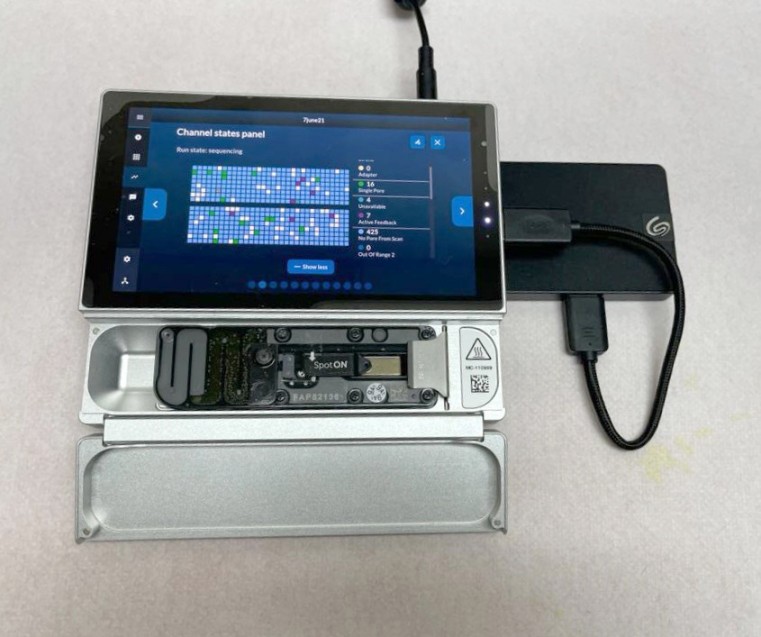 One of the next generation sequencers that will be used to determine the various strains of SARS-CoV-2