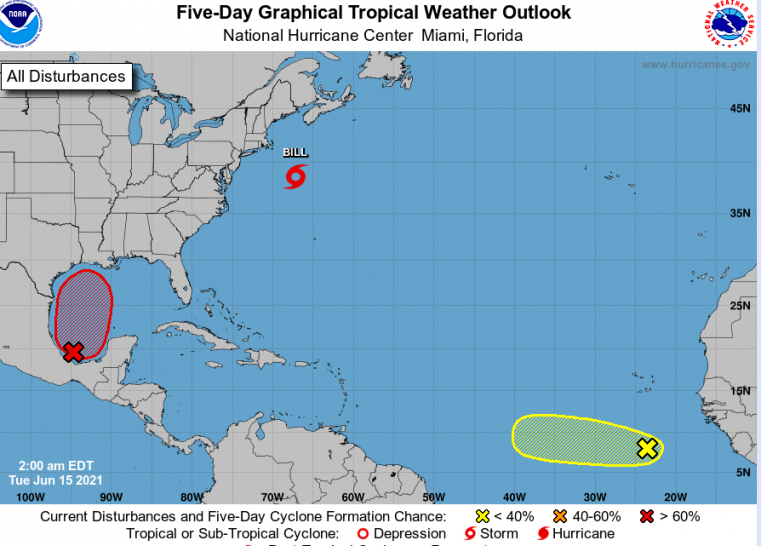 TROPICAL STORM BILL AND OTHER EARLY SEASON WEATHER UPDATES