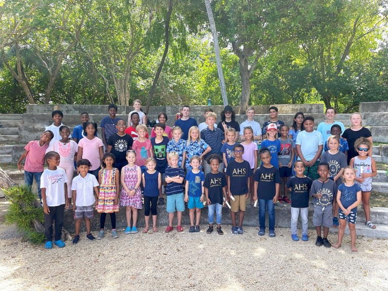 Group of Homeschool awardees for the 2021 academic year with their certificates