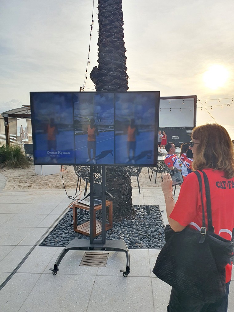 Supporters abound for Cayman athletes at the summer games
