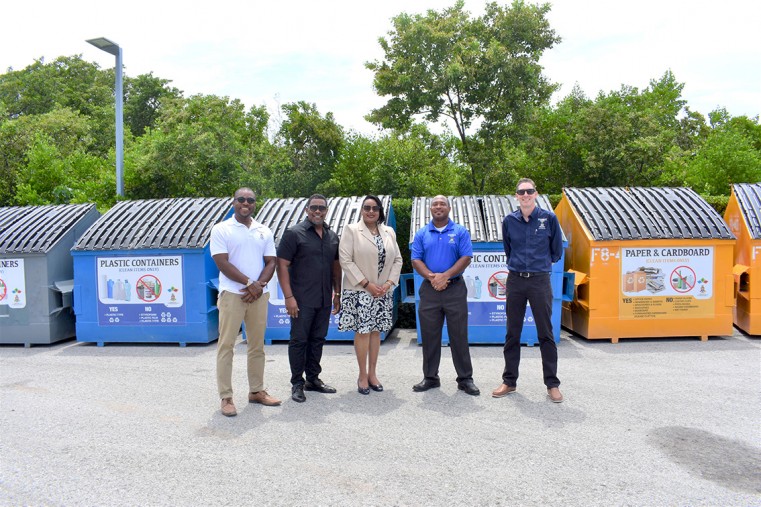 DEH celebrates the opening of a new recycle depot