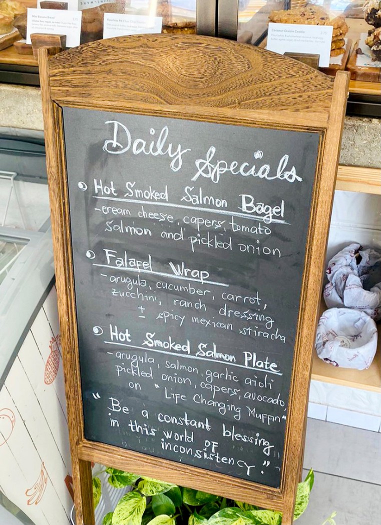 Jessie's daily specials