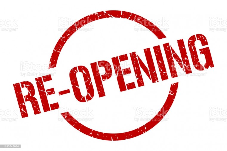 Private Sector Re-openings Tomorrow