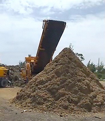 Post Grace Vegetation Waste recycled into Mulch