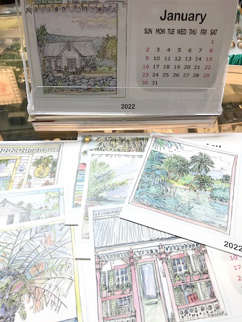 2022 Cayman desk calendar