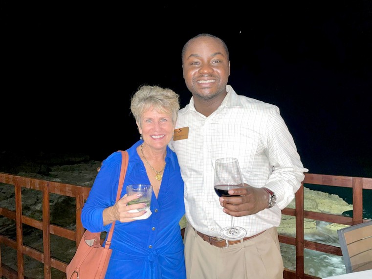 (L to R) Jane Scaletta, 2011 Leadership Cayman Alumni, and James Robinson, 2021 Leadership Cayman Alumni