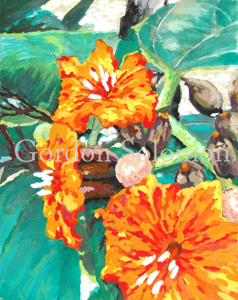 Broad Leaf print